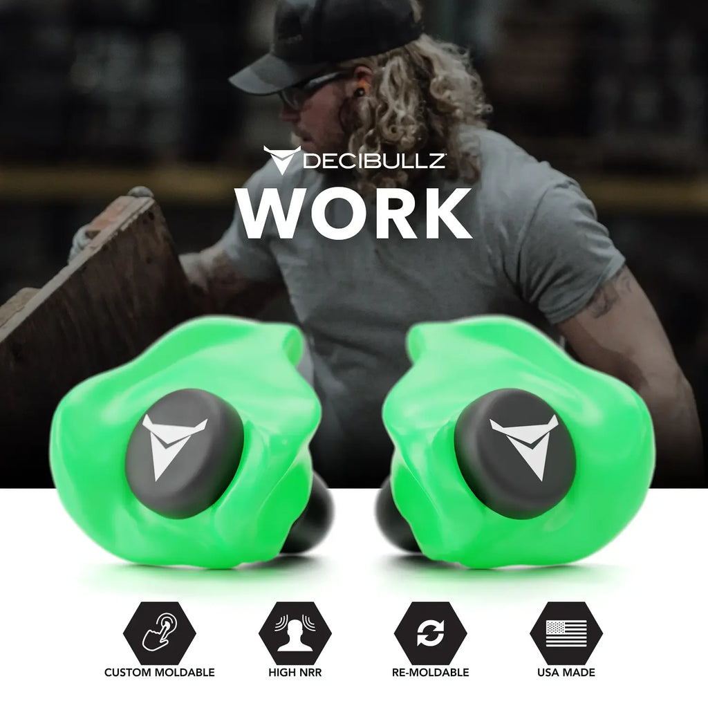 Decibullz Custom Molded Earplugs 31dB NRR