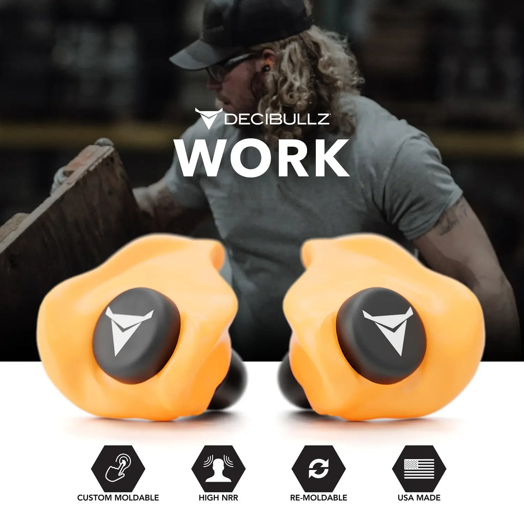 Decibullz Custom Molded Earplugs 31dB NRR