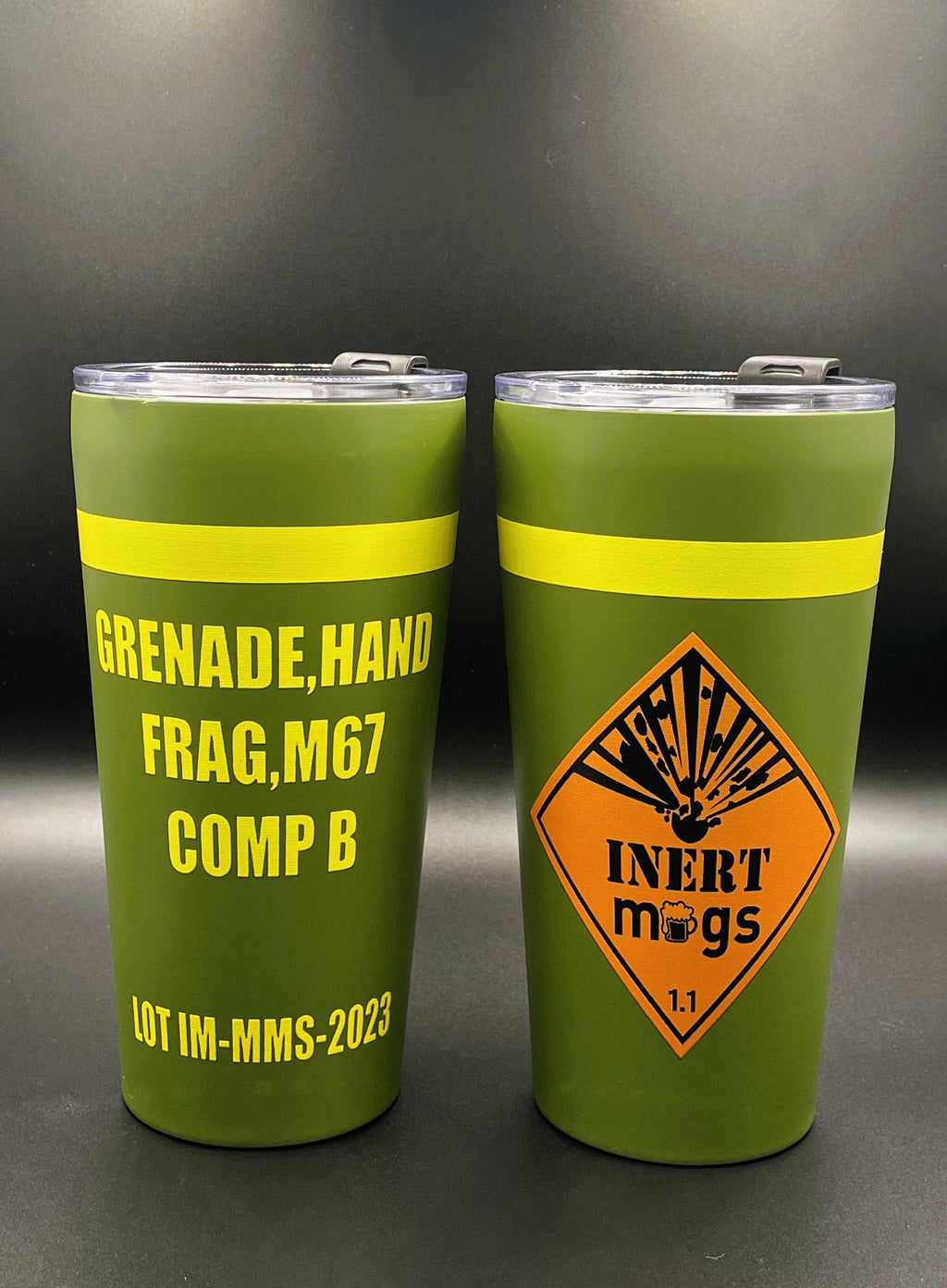 14oz Tumbler Frag Grenade