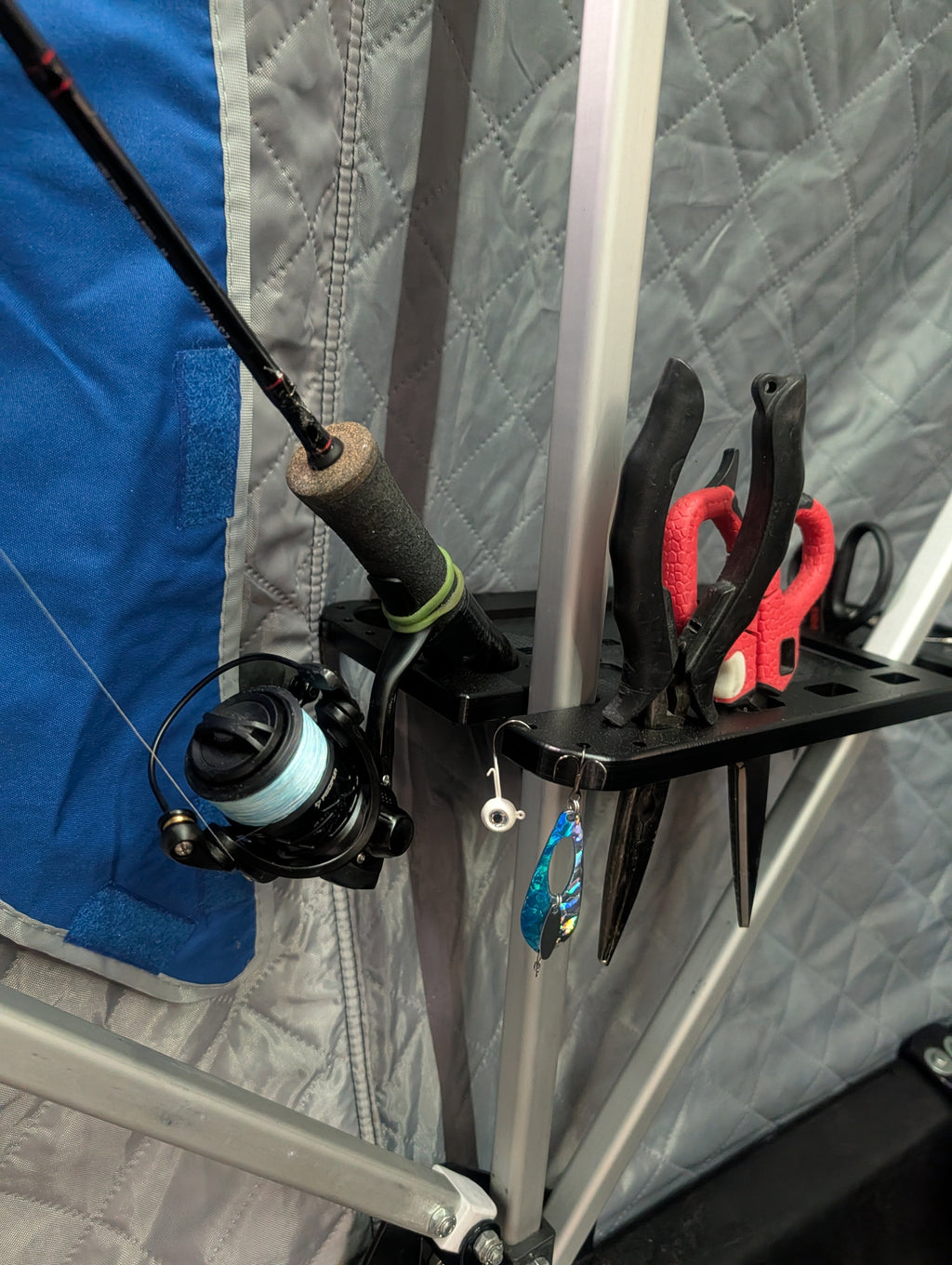 Ice Fishing Shelter Table Tackle & Tool Organizer