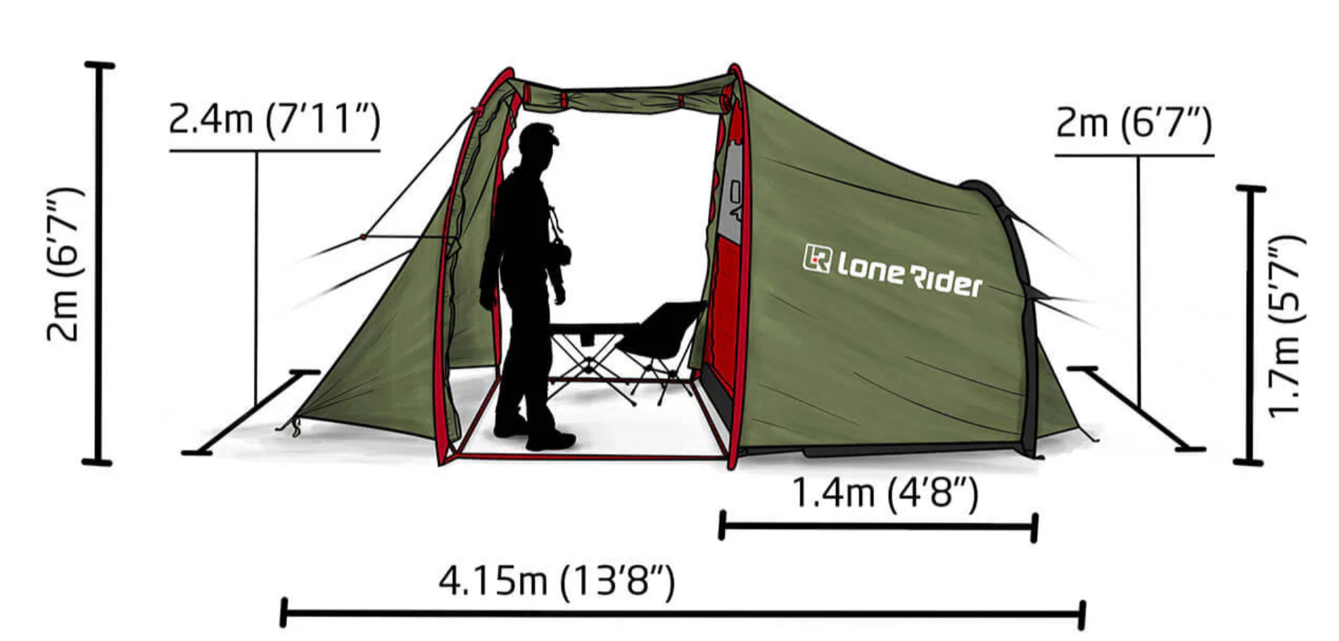 Lone Rider Mototent - Motorcycle tent