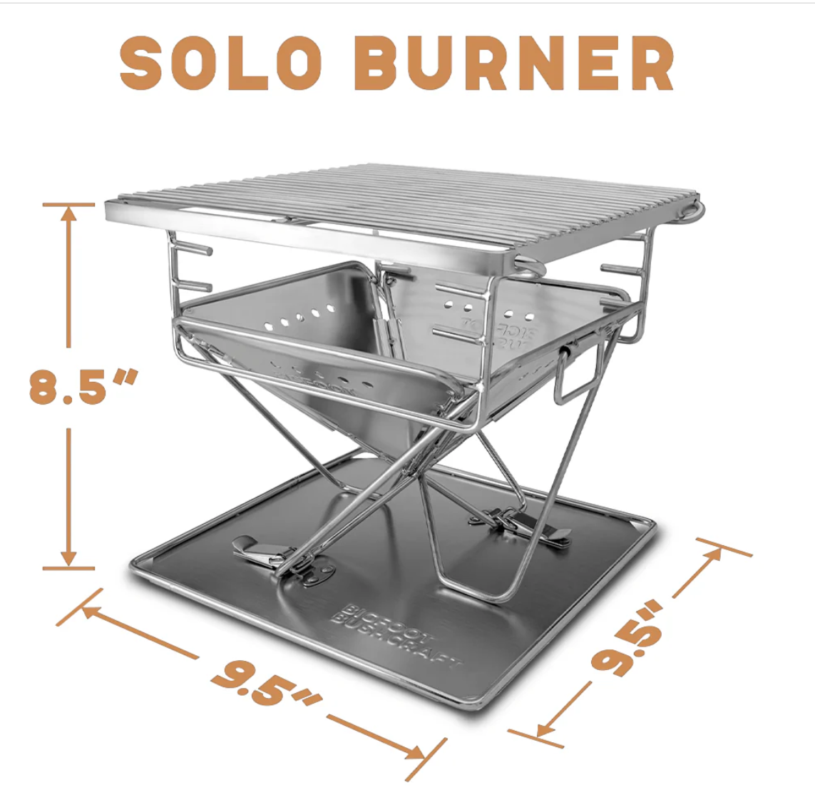 Bigfoot Bushcraft Flatpack Grill, Stove, and Firepit