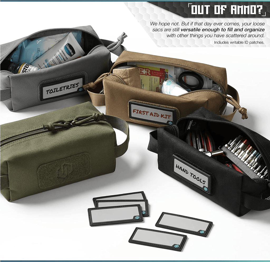 Soft Tactical Storage Pouch (4 Pack)