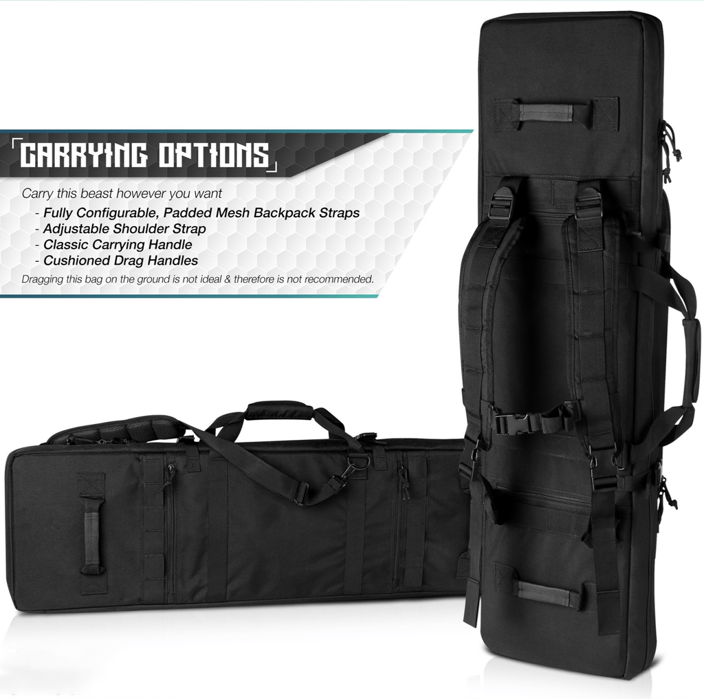 MOLLE Double Rifle Case (5 Sizes)