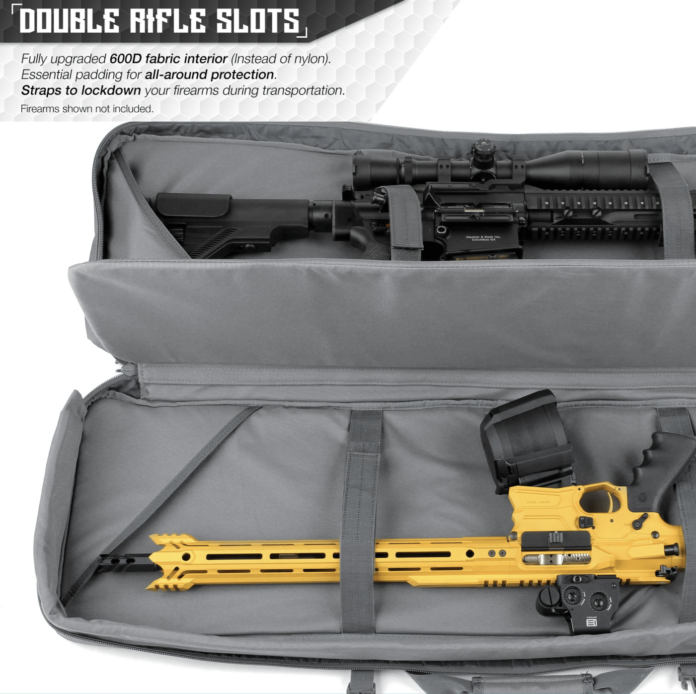 MOLLE Double Rifle Case (5 Sizes)