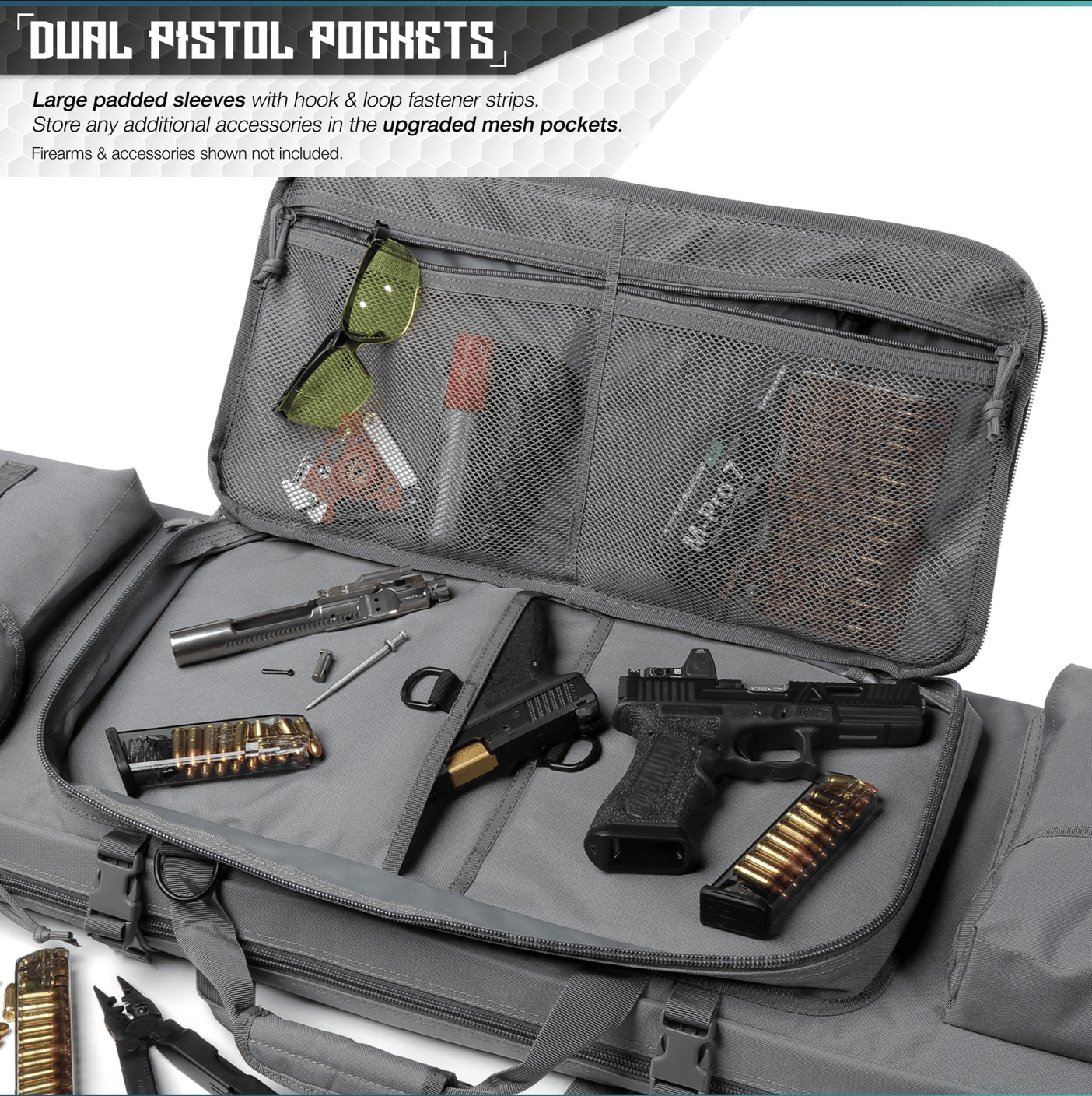 MOLLE Double Rifle Case (5 Sizes)