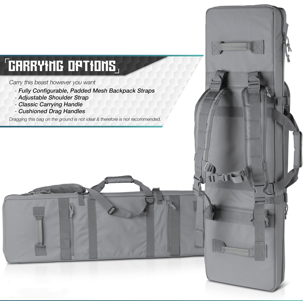 MOLLE Double Rifle Case (5 Sizes)