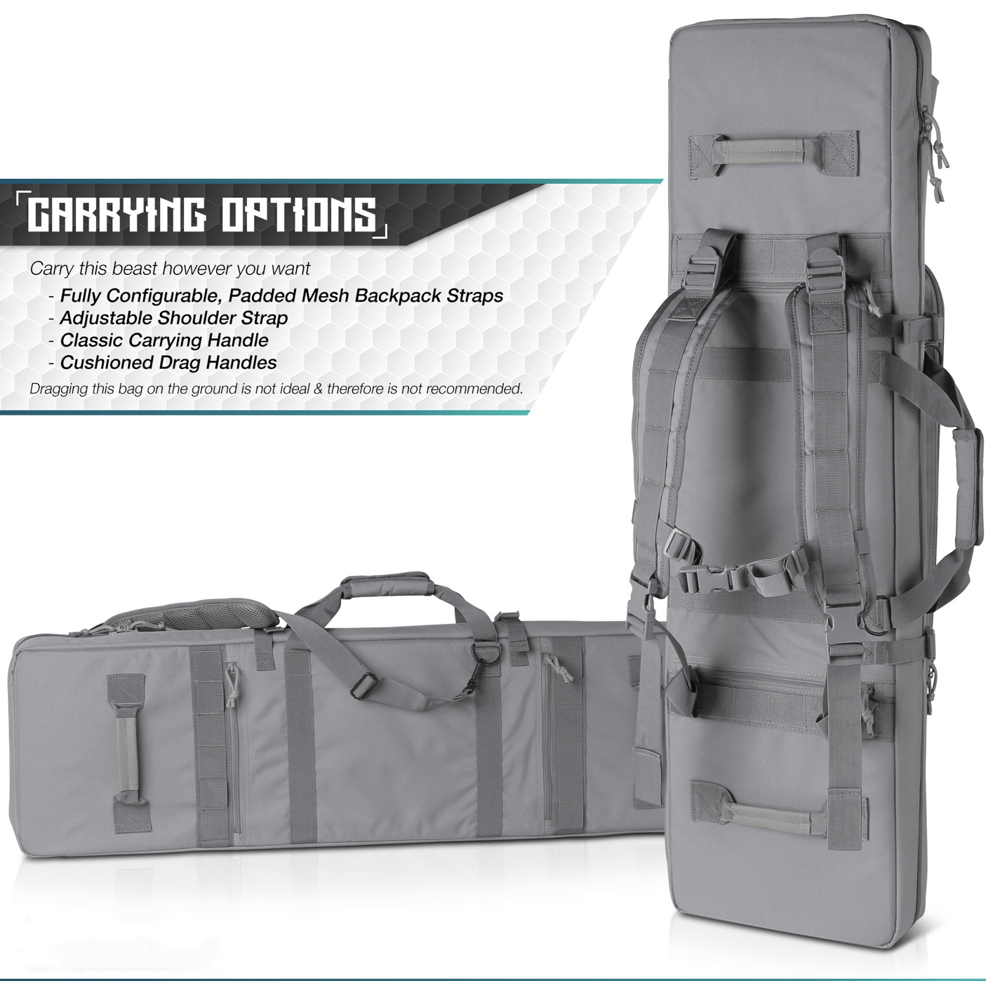 MOLLE Double Rifle Case (5 Sizes)