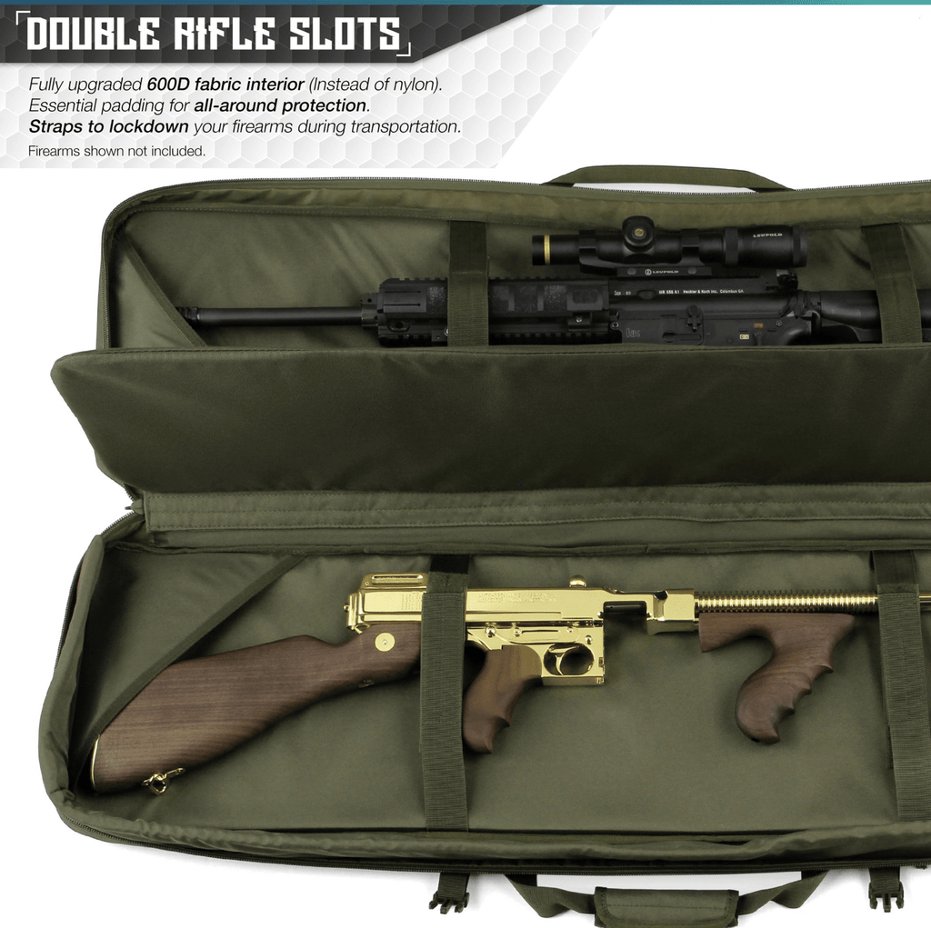 MOLLE Double Rifle Case (5 Sizes)