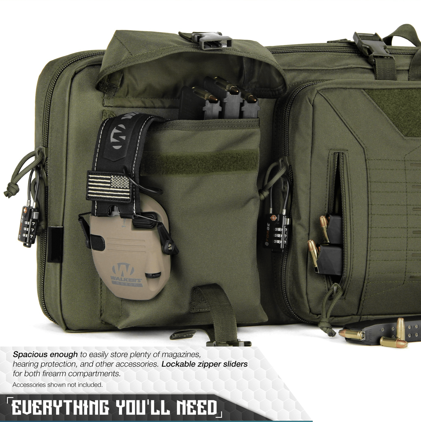 MOLLE Double Rifle Case (5 Sizes)