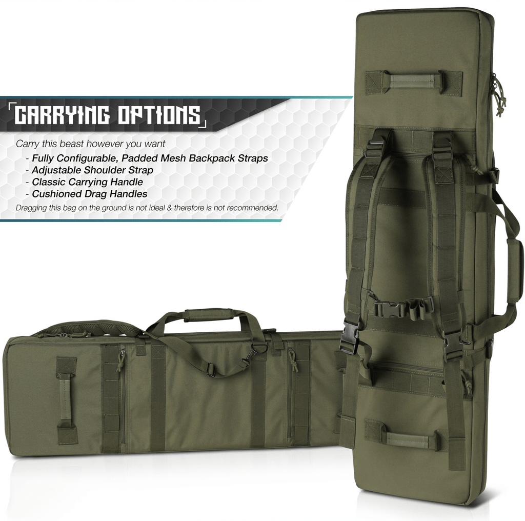 MOLLE Double Rifle Case (5 Sizes)
