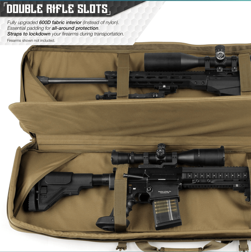 MOLLE Double Rifle Case (5 Sizes)