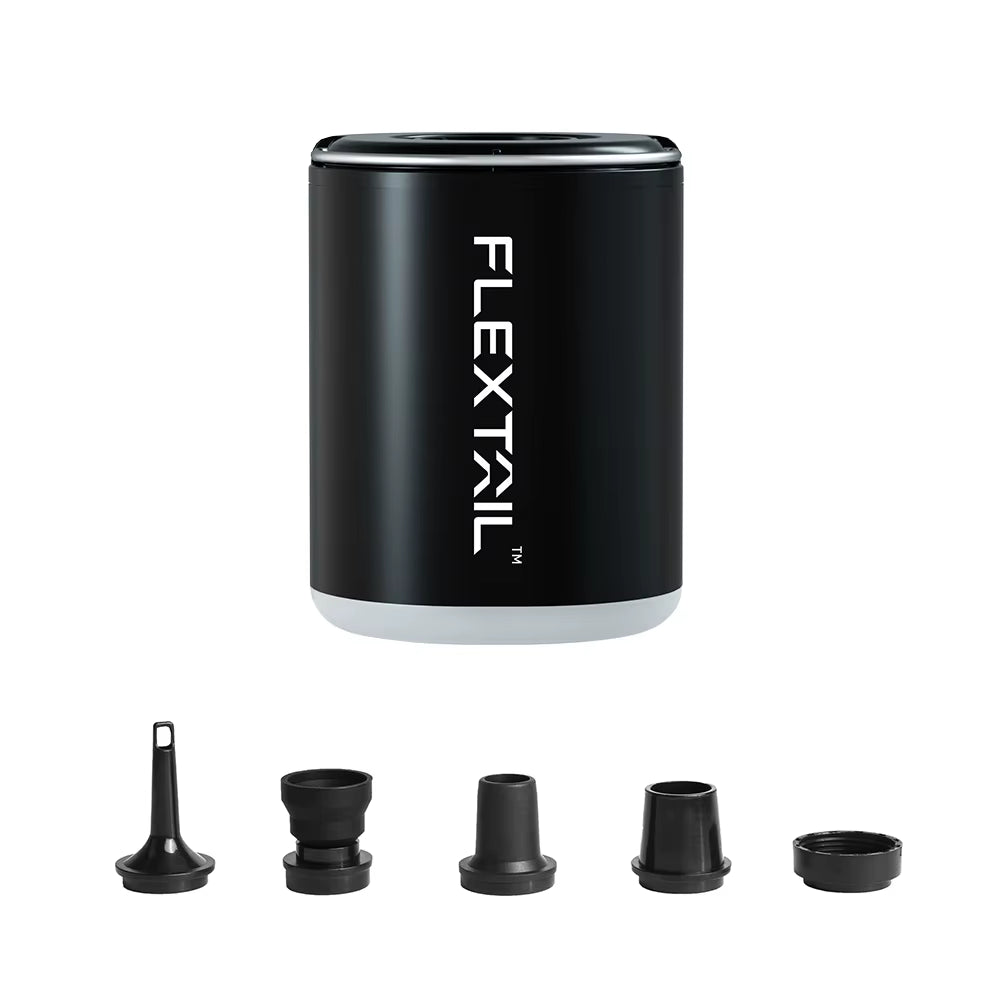 FLEXTAIL TINY PUMP 2X - 4Kpa Portable Air Pump with Camping Light and 1600Mah Battery, Infaltion/Deflation/Lighting
